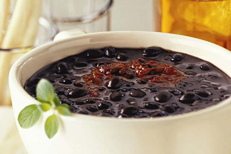 Traditional Egyptian Black Lentil Soup