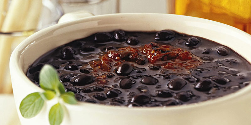 Traditional Egyptian Black Lentil Soup